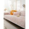 Winter Thickened Embossed Velvet Sofa Cushion Non-Slip Seat Cushions High-End Leather Sofa Cover Backrest Cover Cloth