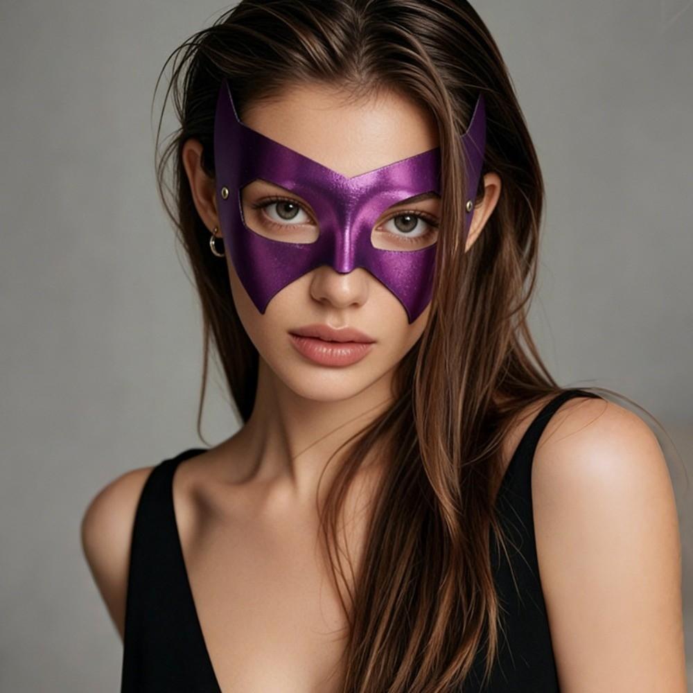 Handsome Half Face Mask Gothic Style Cosplay Mask Stage Performance Venice Mask Halloween Party