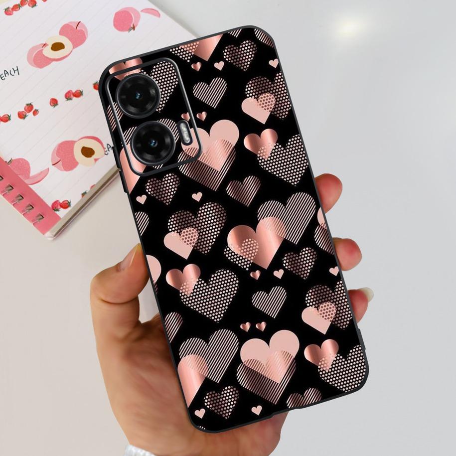 For Motorola Moto G35 5G Case Popular Flower Butterfly Soft Silicone TPU Matte Cover For Moto G35 2024 G 35 MotoG35 Phone Shells