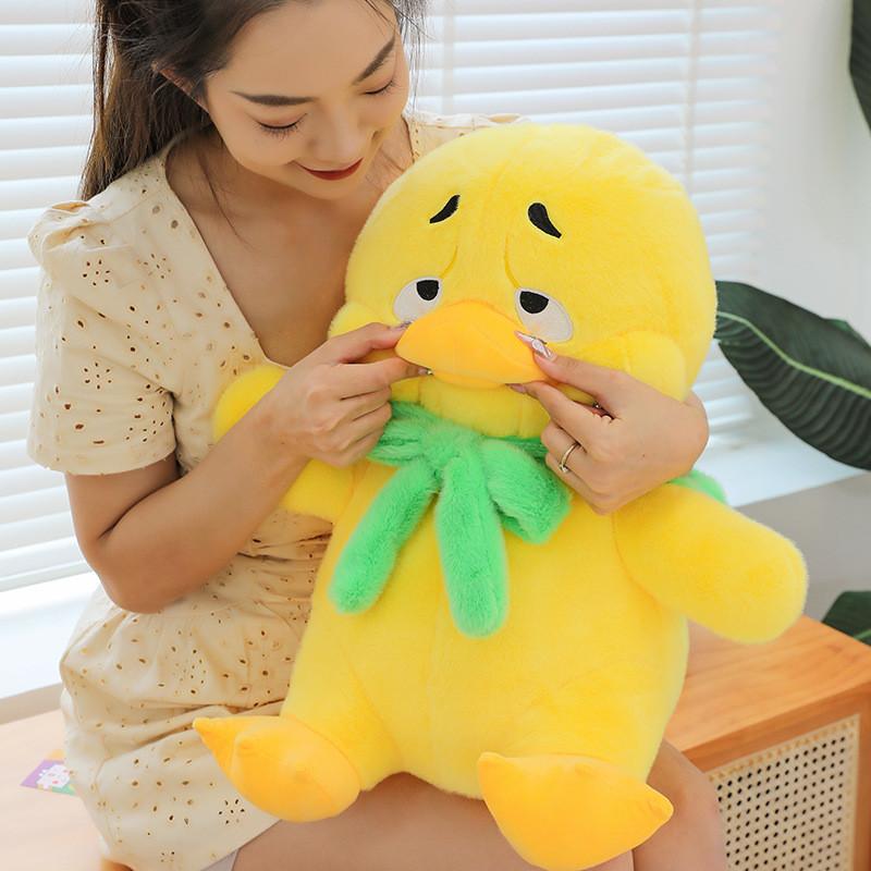 Очаровательная Милая Раздражающая Утка Плюшевая Игрушка Кукла Мягкая Набивная Игрушка Декор 40см До 70см