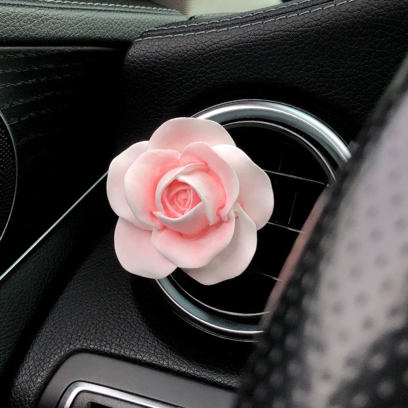 Fancy Tulip Butterfly Flower Car Aromatherapy Fragrant Stone Car Vent Decoration Car Interior Decoration Ornament