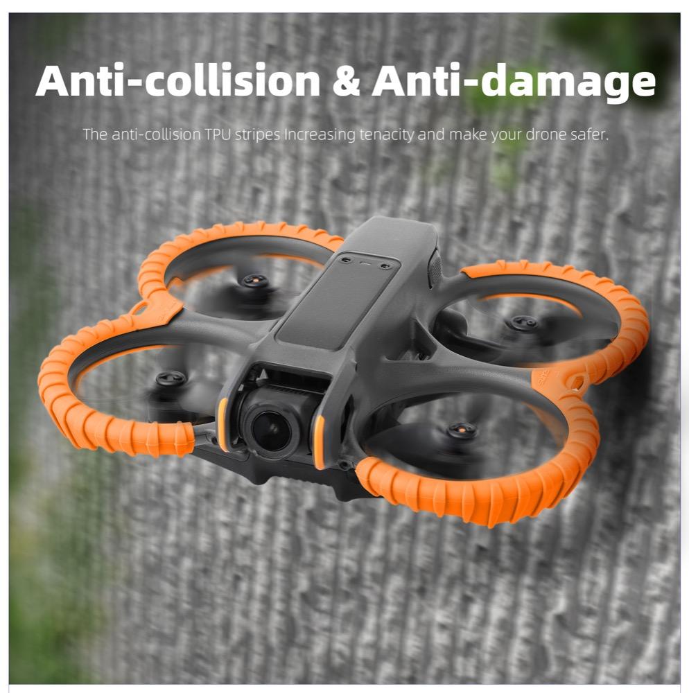 Защитный комплект Sunnylife для DJI Avata 2 - Защита пропеллеров, Бампер от столкновений, Защитный чехол-корпус и Аксессуары