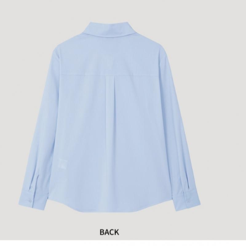 Она S miSS базовая приталенная рубашка SwwStp12020 Bl