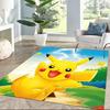 Pikachu Minimalist Artwork Square rugs are a great choice for living rooms, bedrooms, home décor, and as gifts.