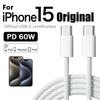 PD 60W Fast Charger 6A USB C To Type C Cable For Apple iPhone 15/16 Pro MAX Quick Charging For Samsung S24 Xiaomi Cable