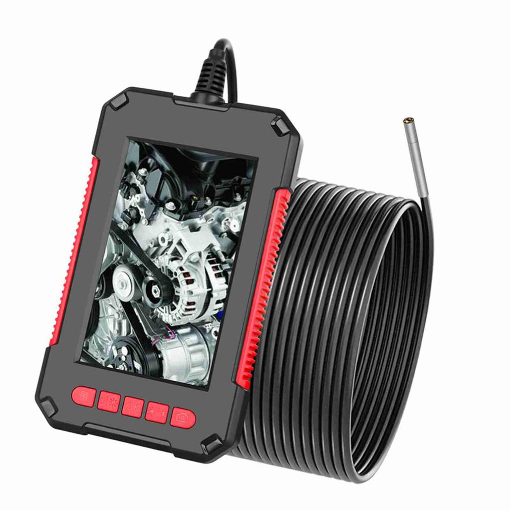 P40 Portable Handheld Industrial Endoscope Borescope Inspection Camera IP67 Waterproof 5.5mm Lens Built In 6pcs