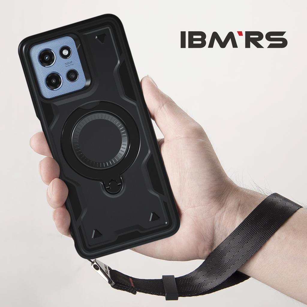 For Motorola Moto G Power 2025 Case Shockproof [Magnetic Ring] with Stand & Lanyard | Compatible IBM RS