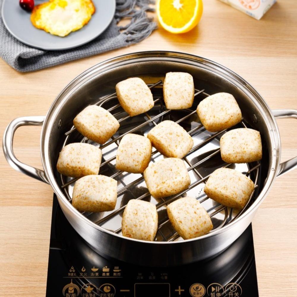 Подставка для выпечки для аэрофритюрницы из нержавеющей стали, круглая подставка для пароварки для Cosori Gourmia Foodi