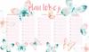 Plan Lekcji Na Lodówkę Magnetyczny 30x17,5cm
