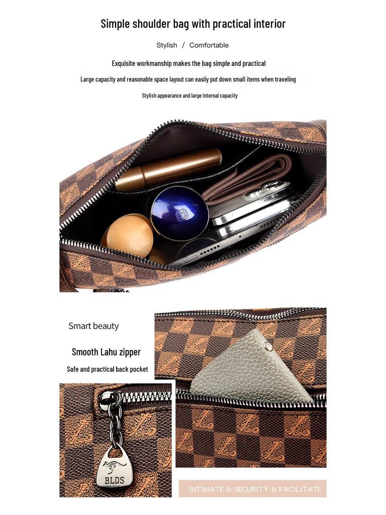 Женская 2023 Сумка через плечо большой вместимости для мам среднего и пожилого возраста