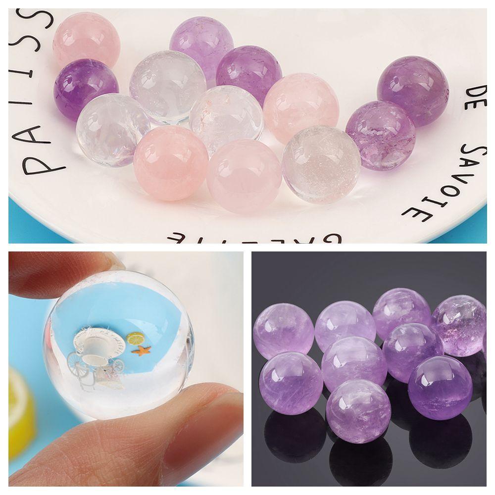 Natural Fluorite Gift Sphere Healing Gemstone Crystal Ball Quartz Stone