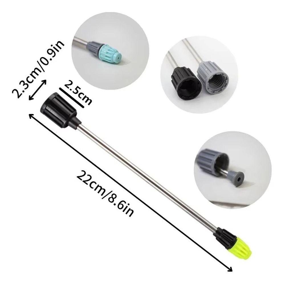 4Pcs Portable Spray Bottle Extension Rod Plastic 22cm Pressure Pot Spray Nozzle Hand Operated Long Nozzle