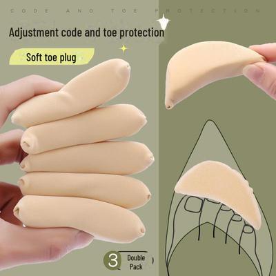 Заглушка для носка обуви: Подушечки для защиты от боли на высоком каблуке - Женские накладки на пальцы ног и противоизносные накладки в половинном размере