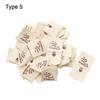 Woven Knitted Supplies Handmade With Love Clothing Tags Cloth Garment Labels Sewing Accessories