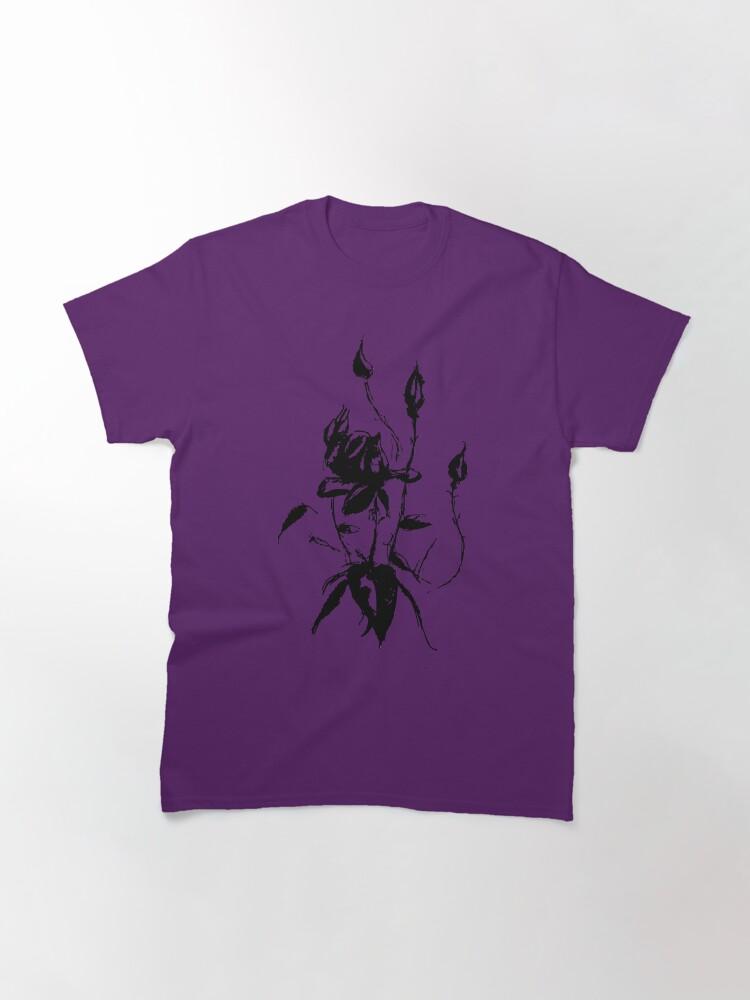 Black rose No.4 Classic T-Shirt