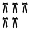 5Pcs Bow Christmas Bow Ornament Velvet Xmas Hanging Pendant Christmas Tree Bows  Christmas Decor