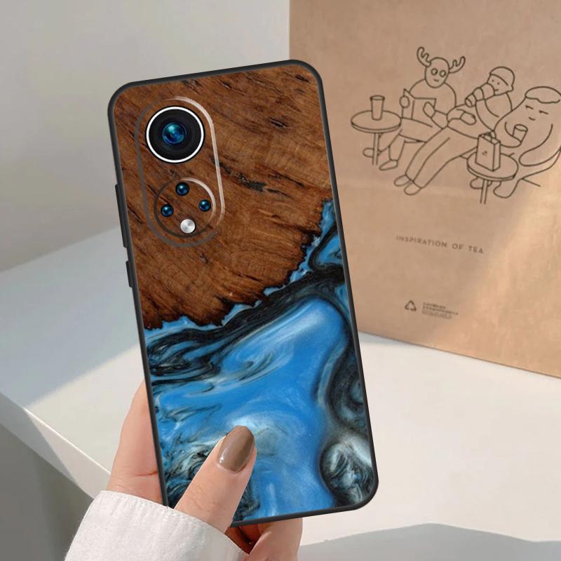 Гибридный Дерево-Смола Для Чехла Honor Magic 8 Pro 7 6 5 Lite Для Honor Win RT 200 400 50 70 90 X8b X9a X9b X9c X9d