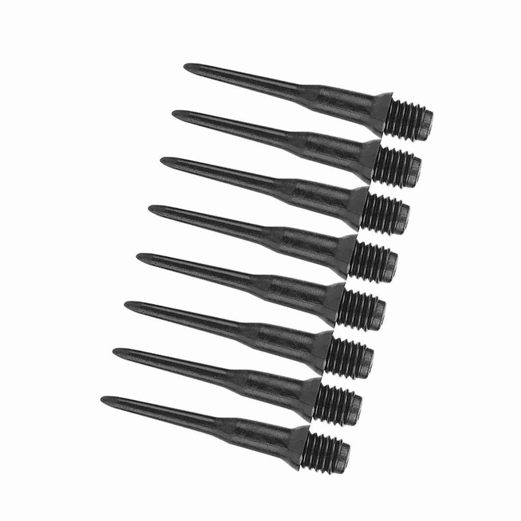 100pcs Plastic Dart Spots Needle Soft Tips Replacement Set Accessory for Electronic Darts Black