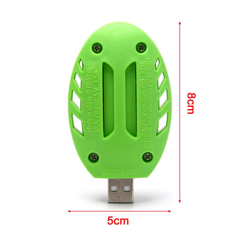 Портативный электрический USB-отпугиватель комаров, обогреватель, убийца комаров, вредителей, мух