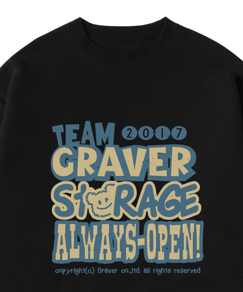 GRAVER [Унисекс] Худи с карманами_Черный