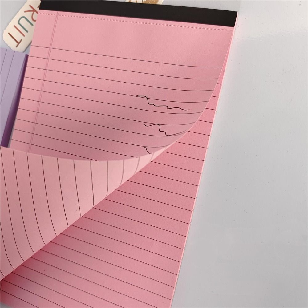 Tearable Legal Pad Ink-proof Lined Paper Memo Pad Writing Sheet Paper Scribbling Book