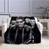 U2 Рок-группа ретро Печатное одеяло постельное белье Фланелевое теплое одеяло Мягкое удобное одеяло Домашнее дорожное одеяло Подарок на день рождения