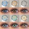 FUNSACHY 2pcs Colored Contact Lenses Soft Beauty Pupils IKEREL Series Eyes Makeup Blue Lenses High Quality Natural Lens Yearly