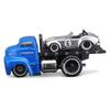 Maisto 1/64 Scale Muscle Machines Muscle Transporter Diecast Model Car (1950 Ford COE Flatbed/1964 Shelby Cobra - Silver/Blue 11548)