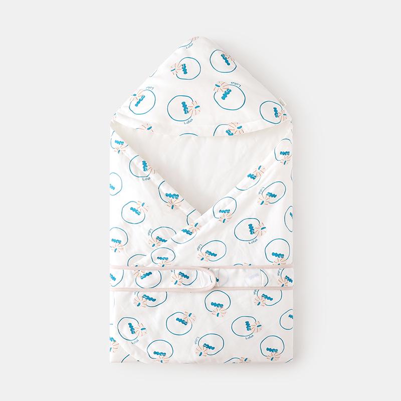 Newborn Pure Cotton Blanket - Lightweight Spring/Autumn Swaddle Quilt