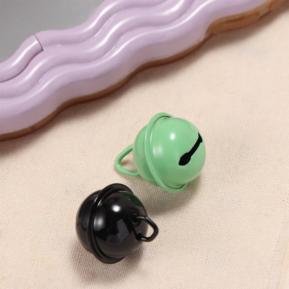5pcs Candy Color Colorful Bell Keyring Pendant 18mm Metal Bell Ring Pendant  Bracelet