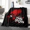 1pc Dan Da Dan Soft Flannel All Season Throw for Home, Office, Outdoor UseDurable Comfort Soft Warm Throw for Home