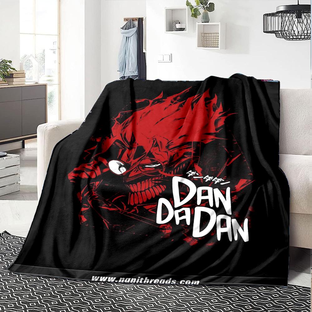 1pc Dan Da Dan Soft Flannel All Season Throw for Home, Office, Outdoor UseDurable Comfort Soft Warm Throw for Home