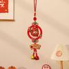 Year Bell Hanging Decoration,Spring Festival Decor with Ornaments Red Pendant for
