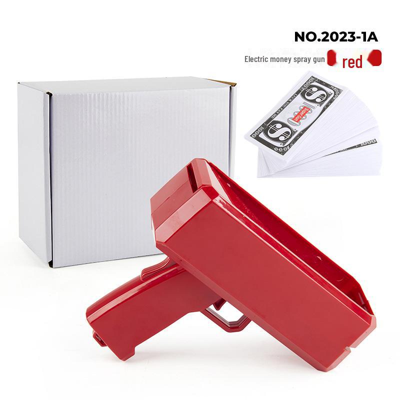 Уникальная игрушка-денежный пистолет для вечеринок и свадеб - стреляет купюрами долларов США