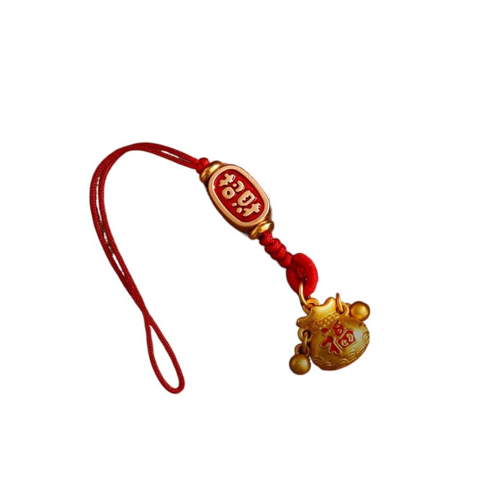 Веревка плетеная брелок на удачу китайский стиль автомобильный брелок креативный кулон сумка удачи для женщин