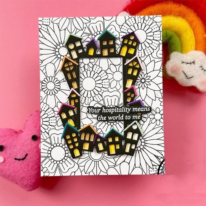 Background Board Cutting Dies Metal Die Cuts Embossing Templates Molds Cuts Stencils for Scrapbooking Card Decoration