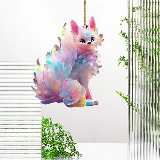 Автомобильная подвеска в виде белки, подвесное украшение со шнурком, легко подвешивается, универсальное использование, украшение для брелока, автомобильный аксессуар