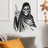 Halloween Creepy Smile Skull Bedroom Living Room Home Decor Wall Stickers