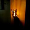 Indoor Decorative Wall Lighting Fixture Medieval Torch Sconce, LED Gothic Castle Decor Lamp, Artistic Sconce for Script Killing Realistic