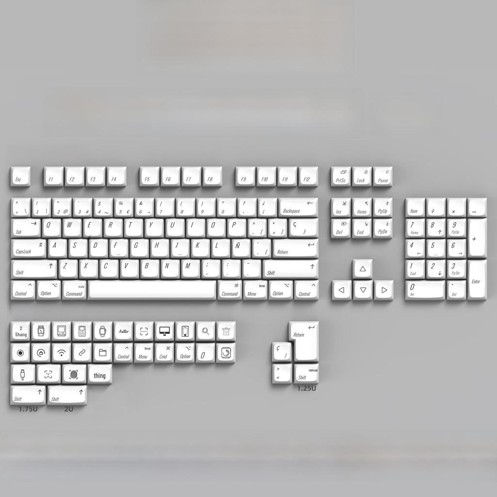 Колпачки клавиш XDA Profile PBT Dye-Sub для механических клавиатур (68/75/84/96/980/104)