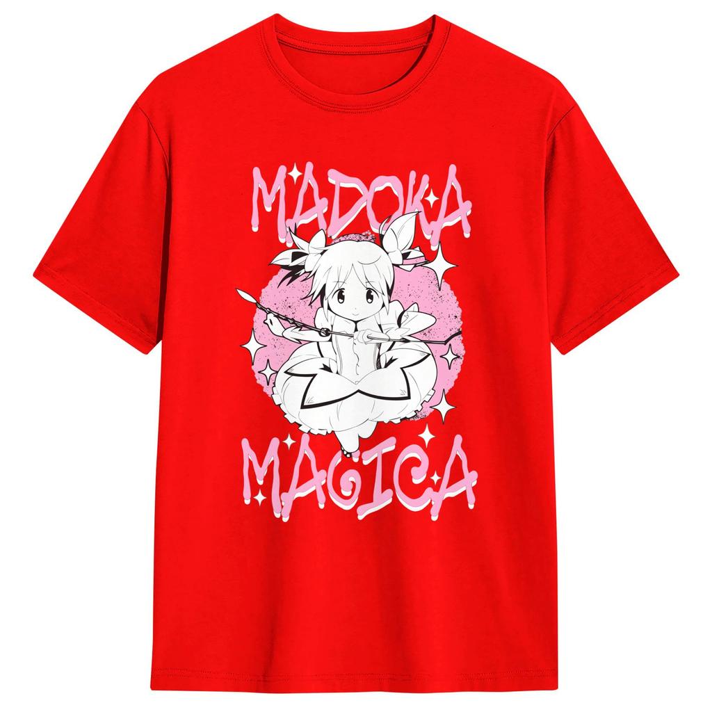 Mahou Shoujo Magi Madoka Magica T Shirt Unisex Funny TShirts Summer O Neck Leisure Tees Cheap Plus Size Clothes