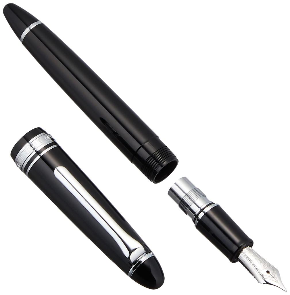 Sailor fountain pen Profit Light Silver Отделка Черный Средний Кончик 11-1039-420