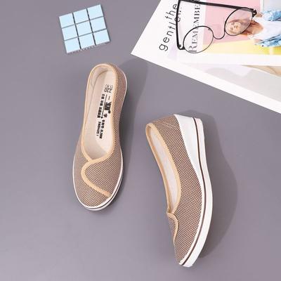 Модная сетчатая дышащая танкетка женская обувь без застежек корейская ходьба оригинальное предложение распродажа шикарная точка горячая женская обувь городская 39 акция A