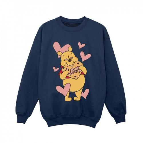 Winnie the Pooh Boys Love Heart Cookie Sweatshirt