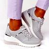 Sports and Leisure Shoes Summer New Thick-soled Wedge Casual Shoes Strap Mesh Sneakers