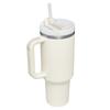 Вакуумная кружка 40 унций сверхбольшой емкости для крема с крышкой и трубочками для офиса, путешествий, школы
