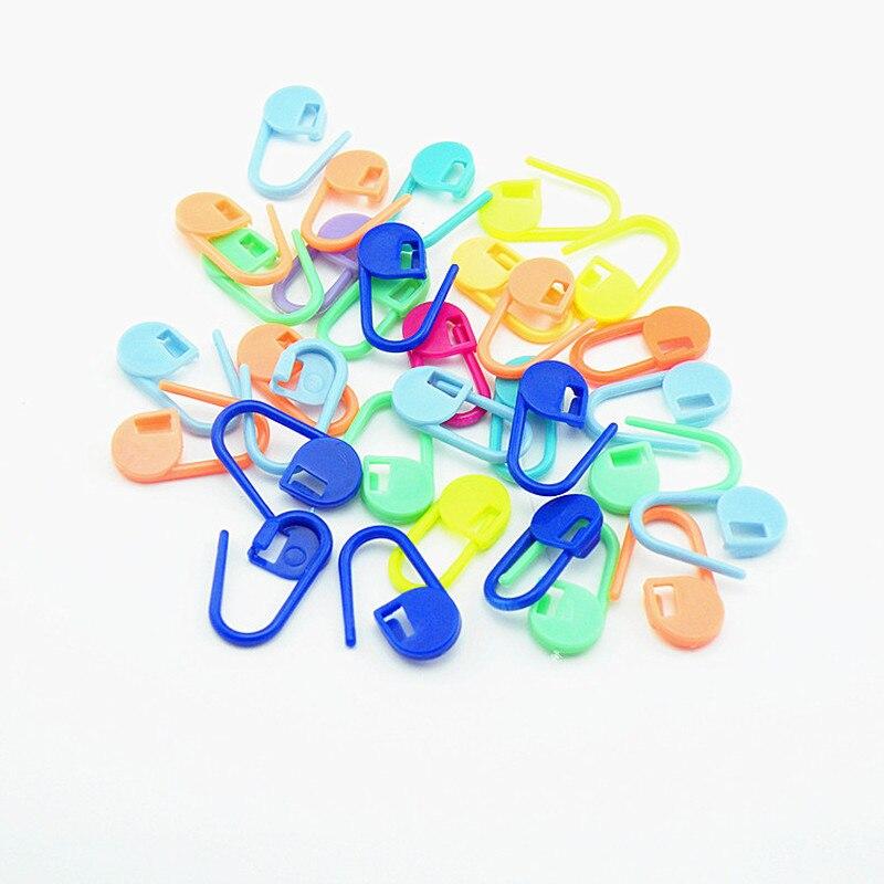20 шт./упак. красочные пластиковые маркеры для вязания крючком, защелка для вязания, инструменты для вязания, игольчатый зажим, крючок, сделай сам, ручные швейные инструменты