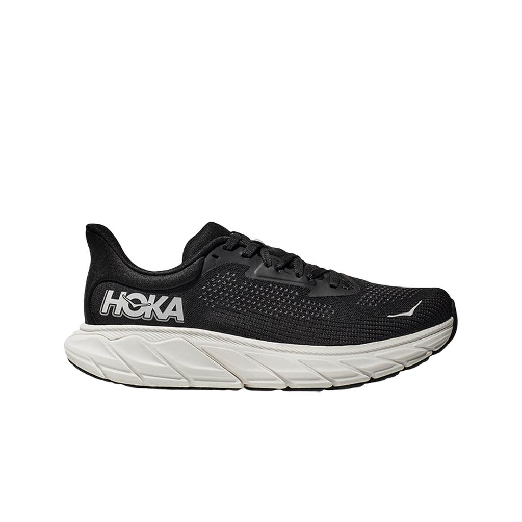 (w) Hoka Arahi 7 Black White - Wide
