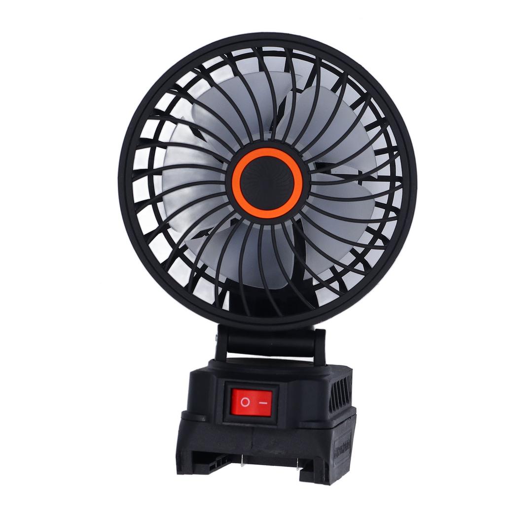 Camping Fan 4 Inch Multifunctional Lithium Battery Operated Portable Outdoor Fan for Dartek 20V