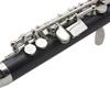 Piccolo Ottavino Half-size Flute Cupronickel Silver Plated C Key Tone with Polish Cloth Cleaning